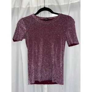 Shimmery Purple Top